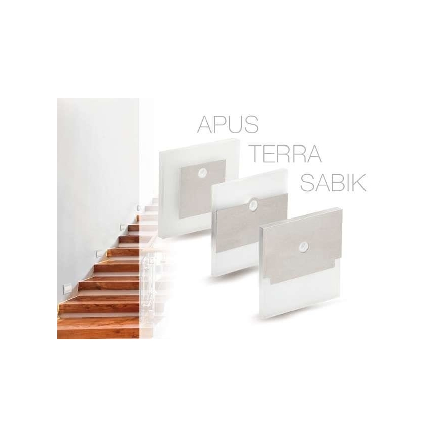 Iluminación LED de escaleras APUS con sensor LED/0,8W/12V 3000K