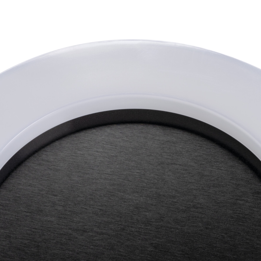Plafón LED de exterior TURA LED/24W/230V 4000K IP54 negro