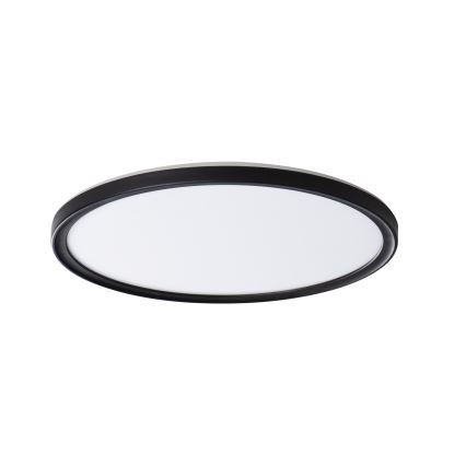 Plafón LED de baño AZPO LED/18,5W/230V diá. 29 cm IP54 negro