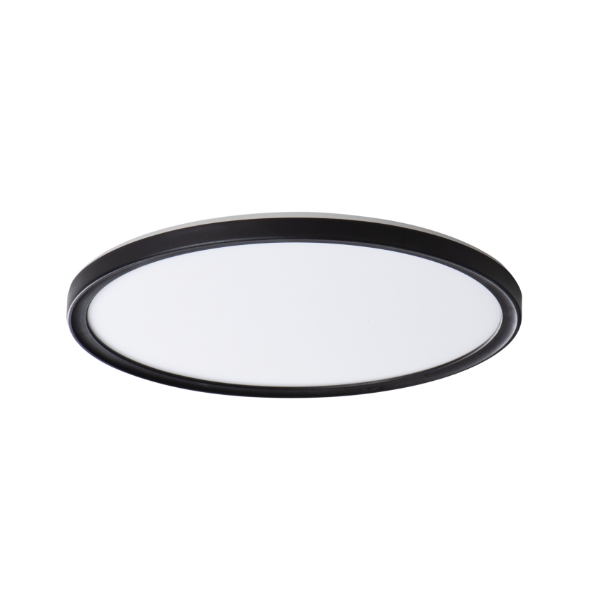 Plafón LED de baño AZPO LED/18,5W/230V diá. 29 cm IP54 negro