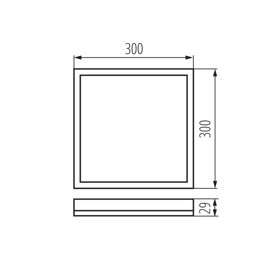 Plafón LED de baño AZPO LED/17,5W/230V IP54 blanco