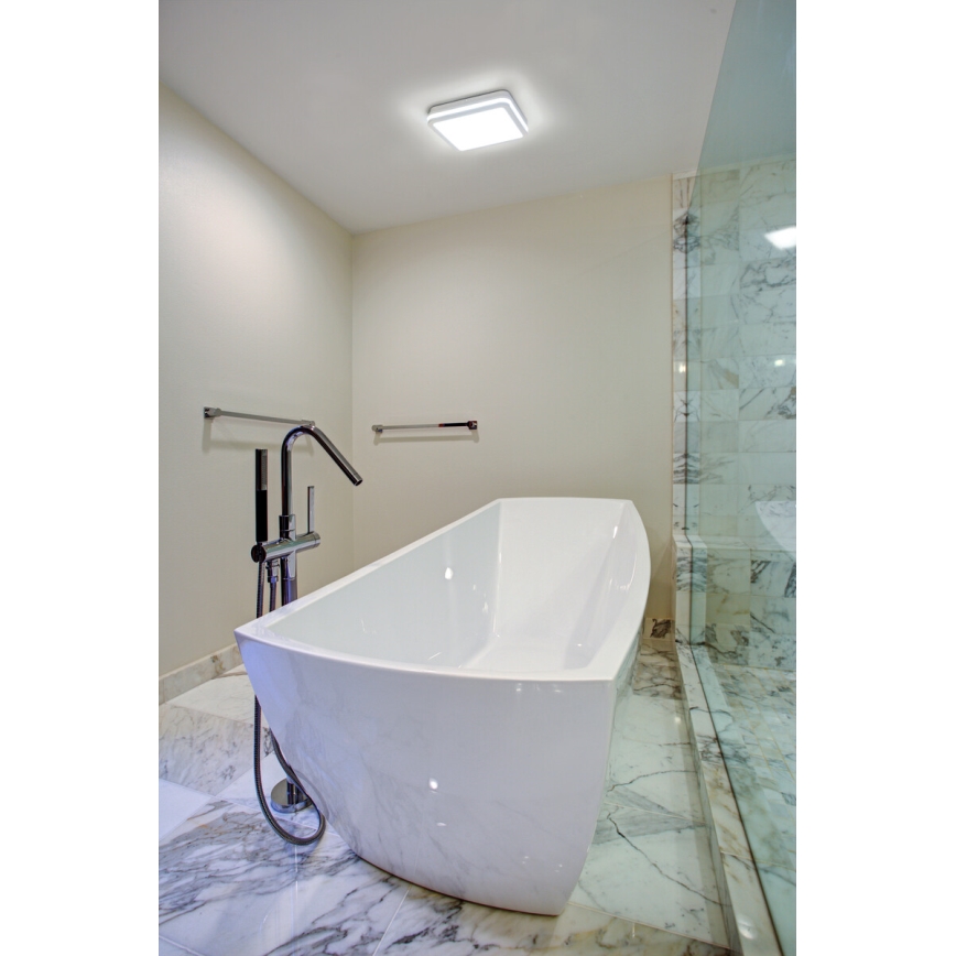 Plafón LED de exterior con sensor BENO LED/24W/230V 4000K blanco IP54