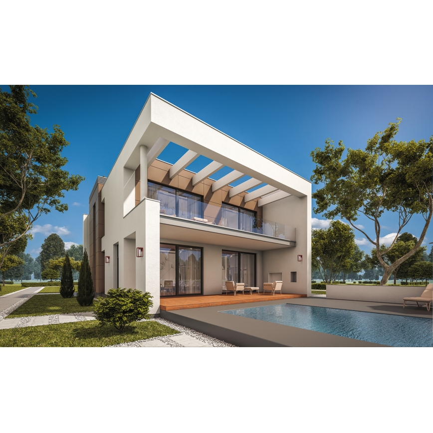 Aplique de exterior VIMO 1xE27/15W/230V IP44 cobre