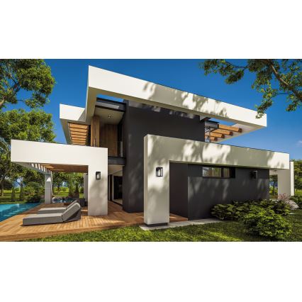 Aplique para exterior con sensor VIMO 1xE27/15W/230V IP44