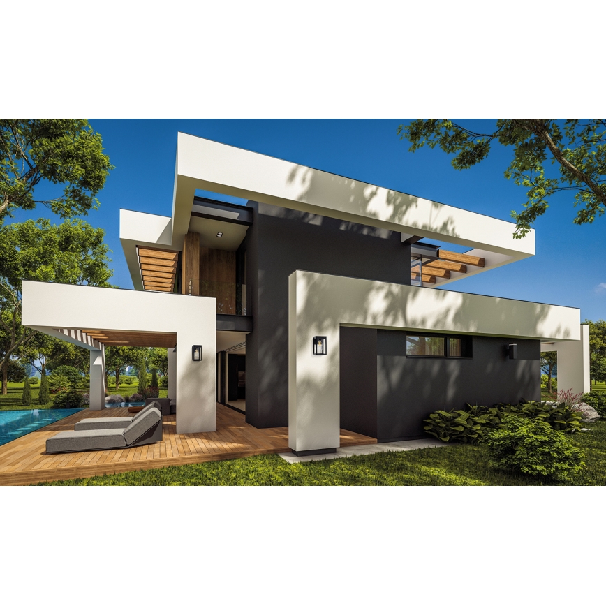 Aplique para exterior con sensor VIMO 1xE27/15W/230V IP44