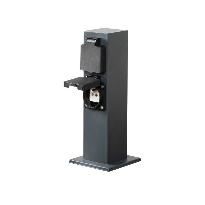 Columna de enchufe exterior NASTO 2Z Tipo E 230V IP44 antracita