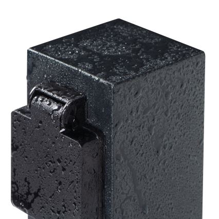 Columna de enchufe exterior NASTO 2Z Tipo E 230V IP44 antracita