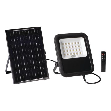 Kanlux 36607 - Proyector LED con panel solar y sensor 15W/15000 mAh 3,2V IP65 + CR