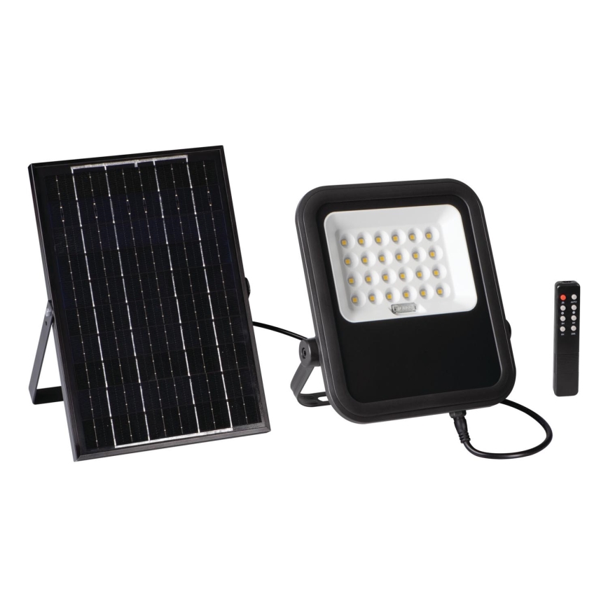 Kanlux 36607 - Proyector LED con panel solar y sensor 15W/15000 mAh 3,2V IP65 + CR