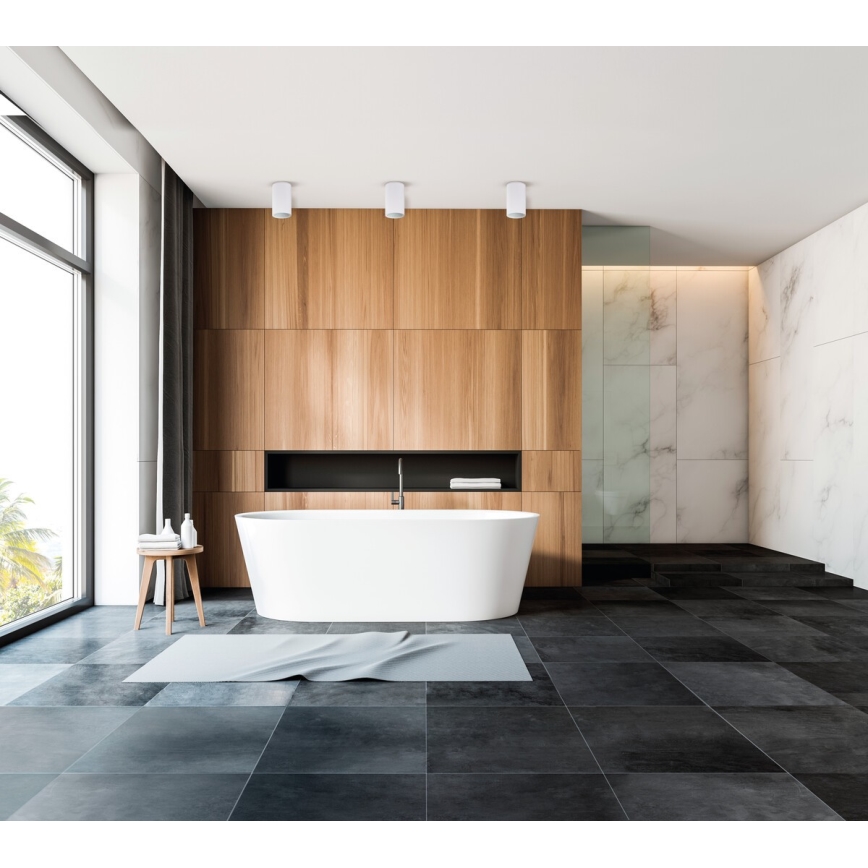 Foco de baño AQILO 1xE27/20W/230V IP65 blanco