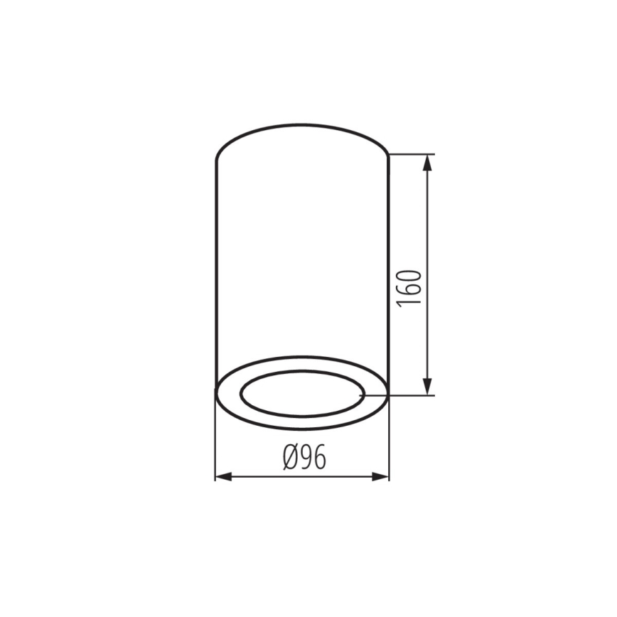 Foco de baño AQILO 1xE27/20W/230V IP65 blanco
