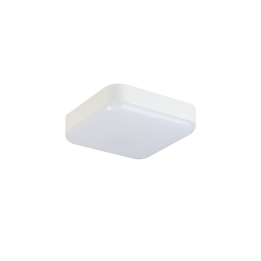 Plafón LED técnico con sensor de movimiento IPER LED/19W/230V IK10 IP65 cuadrado blanco