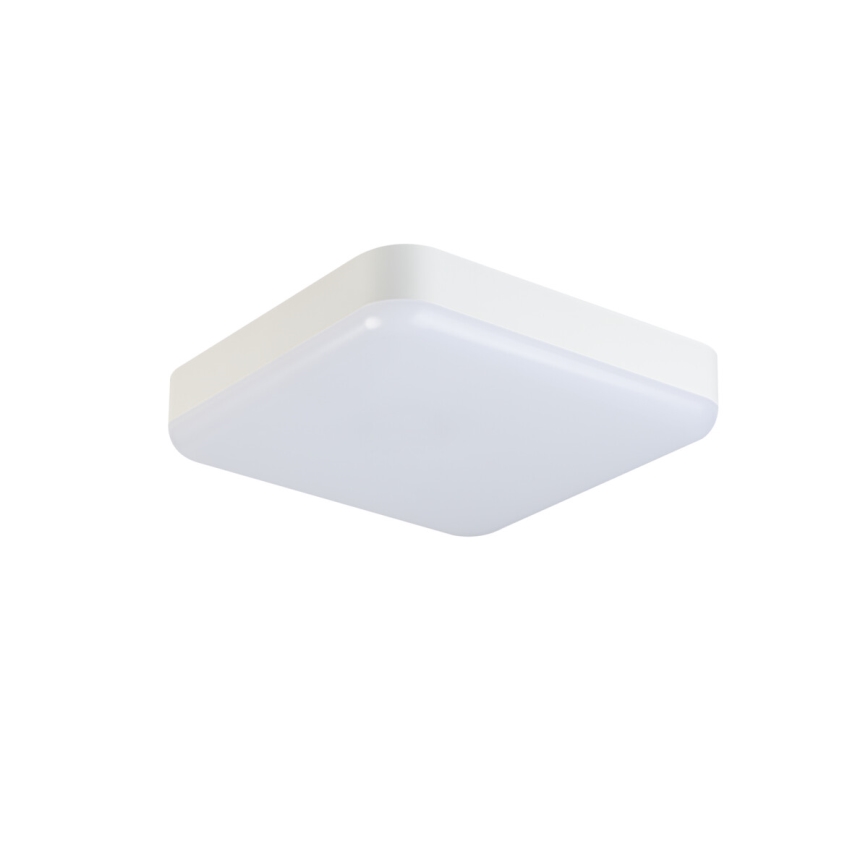 Plafón LED técnico con sensor de movimiento IPER LED/26W/230V IK10 IP65 cuadrado blanco