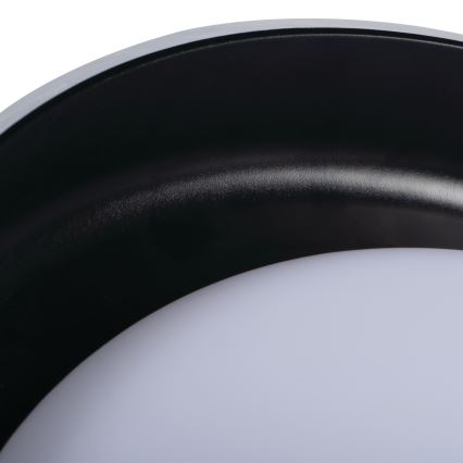 Plafón LED NIFU LED/17,8W/230V diá. 43 cm blanco/negro