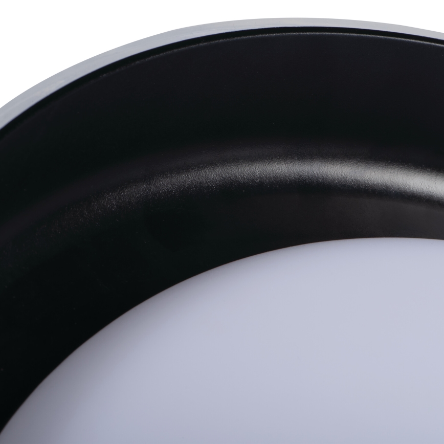 Plafón LED NIFU LED/17,8W/230V diá. 43 cm blanco/negro