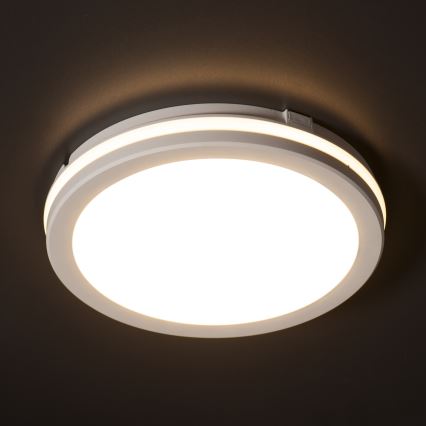 Plafón LED de exterior BENO ECO LED/40W/230V 3000/4000/6500K diá. 40 cm IP65 blanco