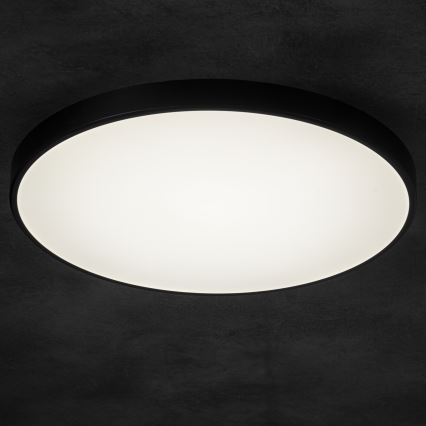 Plafón LED regulable PLAFON LED/20W/230V 3000-6500K Wi-Fi negro