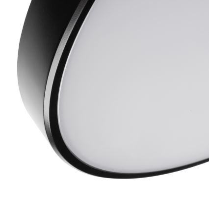 Plafón LED regulable PLAFON LED/20W/230V 3000-6500K Wi-Fi negro