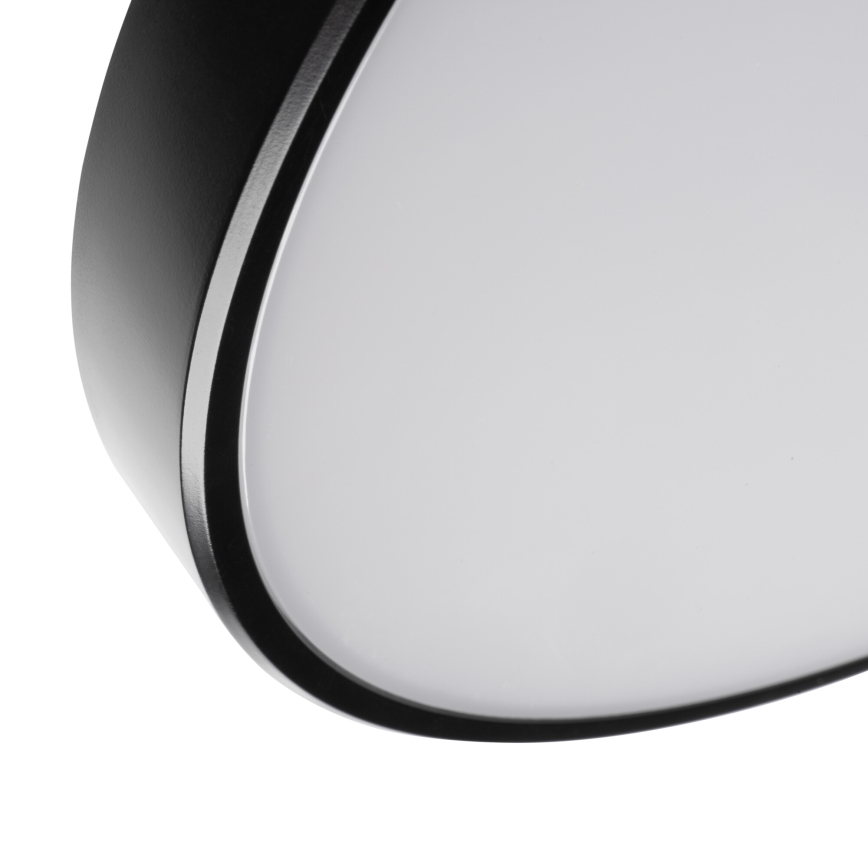 Plafón LED regulable PLAFON LED/20W/230V 3000-6500K Wi-Fi negro