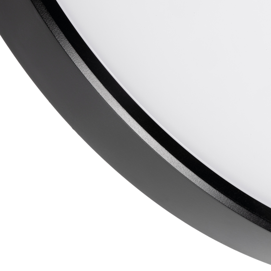 Plafón LED regulable PLAFON LED/20W/230V 3000-6500K Wi-Fi negro