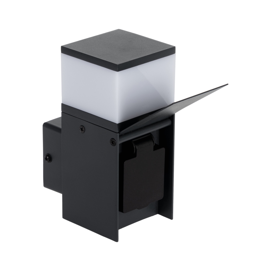 Aplique de exterior con un enchufe DASTEN 1xG9/11W/230V IP44 negro