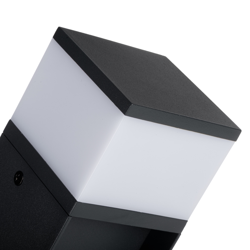 Lámpara de exterior con 2 enchufes DASTEN 1xG9/11W/230V 50 cm IP44 negro