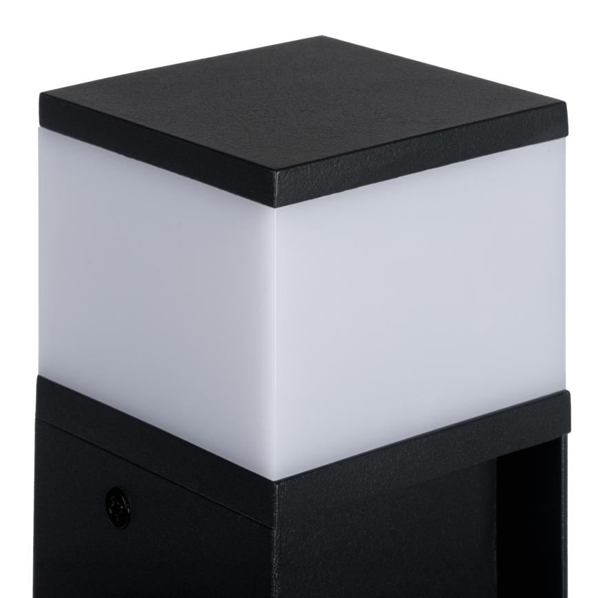 Lámpara de exterior con 2 enchufes DASTEN 1xG9/11W/230V 50 cm IP44 negro