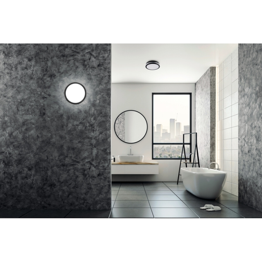 Plafón LED de exterior BENO LED/24/30W/230V 3000/3500/4000K IP65 antracita redondeado