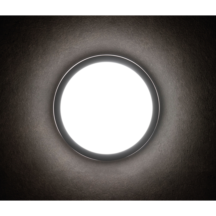 Plafón LED de exterior BENO LED/24/30W/230V 3000/3500/4000K IP65 antracita redondeado