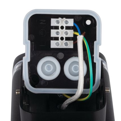 Aplique de exterior ZEVI 1xGU10/10W/230V IP54 negro
