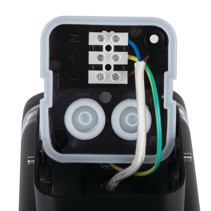 Aplique de exterior ZEVI 2xGU10/10W/230V IP54 negro