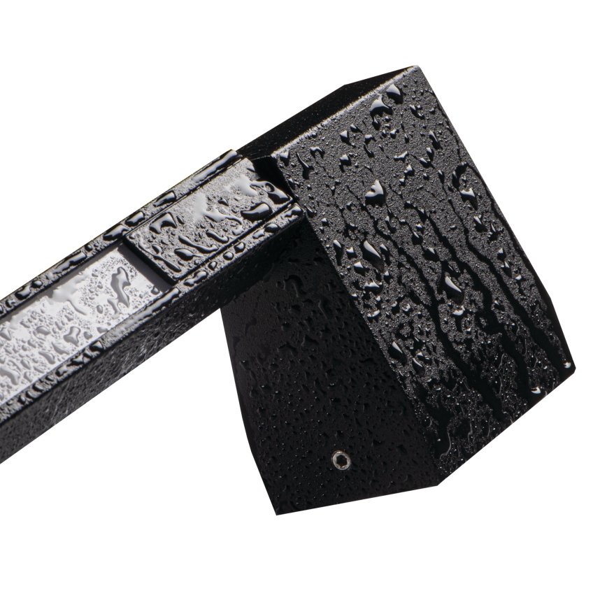 Aplique LED para exterior YALTE LED/8W/230V 4000K IP54 negro