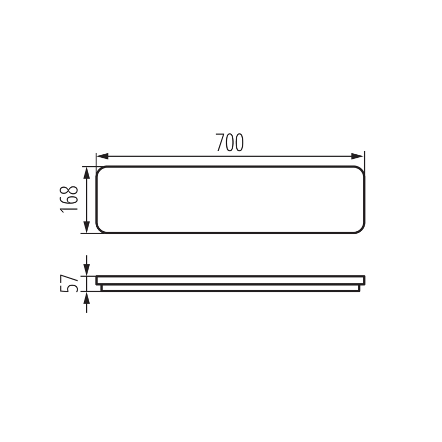 Plafón LED LINCEA LED/15/20/24W/230V 3000/4000/6500K IK08 IP40
