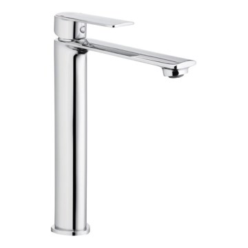 KFA Armatura 4422-612-00 - Grifo de lavabo + desagüe con rebosadero AGAT 28,7 cm cromo brillante