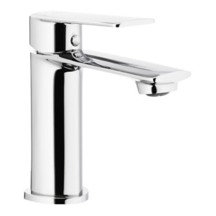 KFA Armatura 4422-815-00 - Grifo de lavabo + desagüe con rebosadero AGAT 15,2 cm cromo brillante