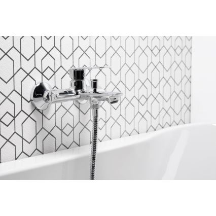 KFA Armatura 4424-510-00 - Juegos de grifería para bañera AGAT cromo brillante