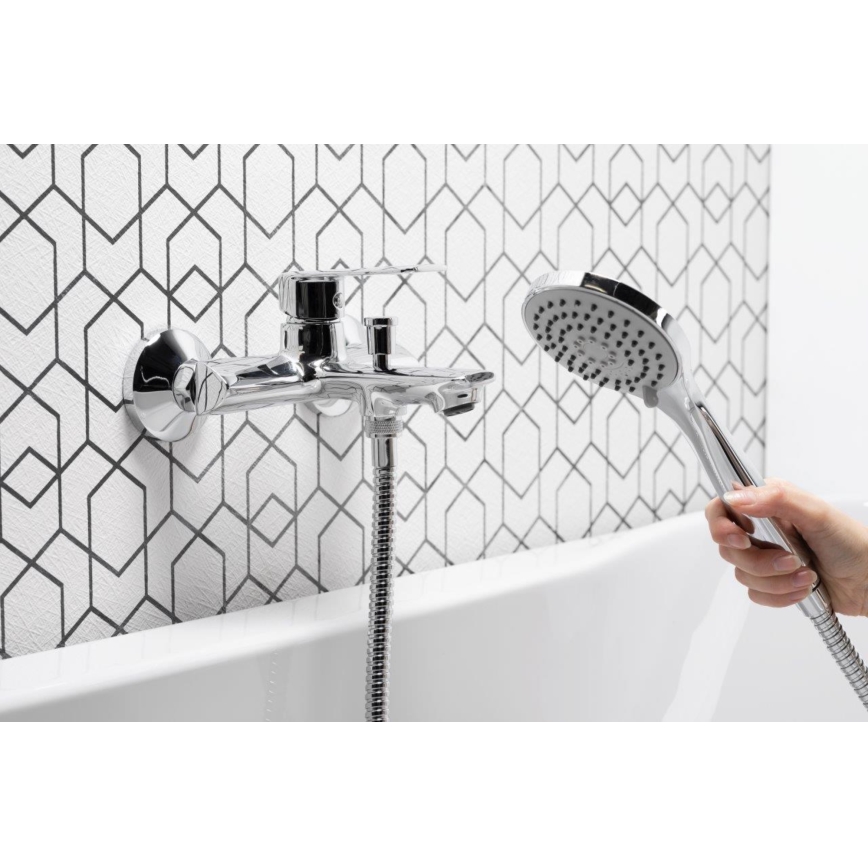 KFA Armatura 4424-510-00 - Juegos de grifería para bañera AGAT cromo brillante