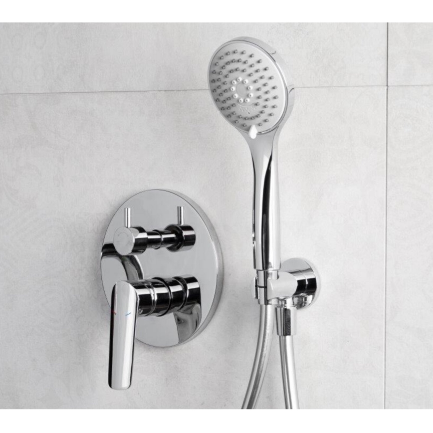 KFA Armatura 5029-501-00 - Grifería de ducha con grifo empotrado TANZANIT cromo brillante