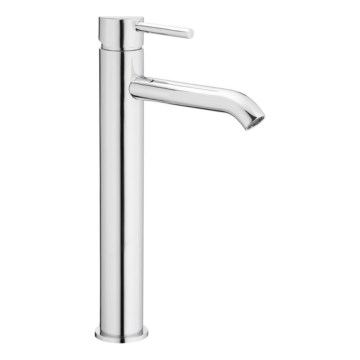 KFA Armatura 5032-612-00 - Grifo de lavabo + desagüe con rebosadero MOZA 33 cm cromo brillante