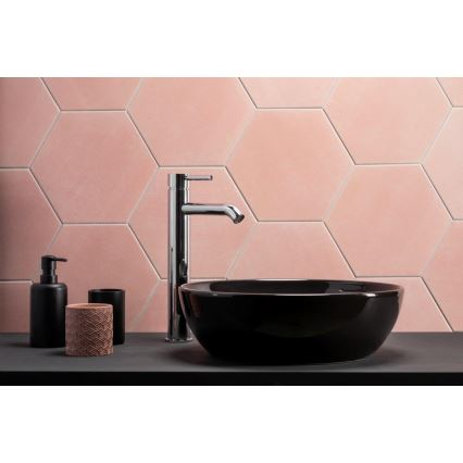 KFA Armatura 5032-612-00 - Grifo de lavabo + desagüe con rebosadero MOZA 33 cm cromo brillante