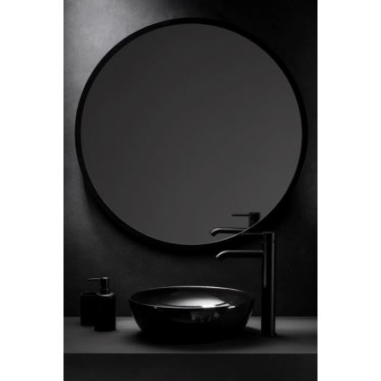 KFA Armatura 5032-612-81 - Grifo de lavabo + desagüe con rebosadero MOZA 33 cm mate negro
