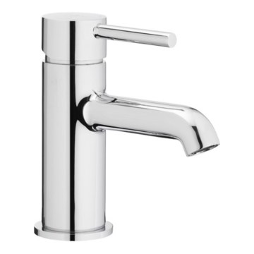KFA Armatura 5032-815-00 - Grifo de lavabo + desagüe con rebosadero MOZA 15,2 cm cromo brillante