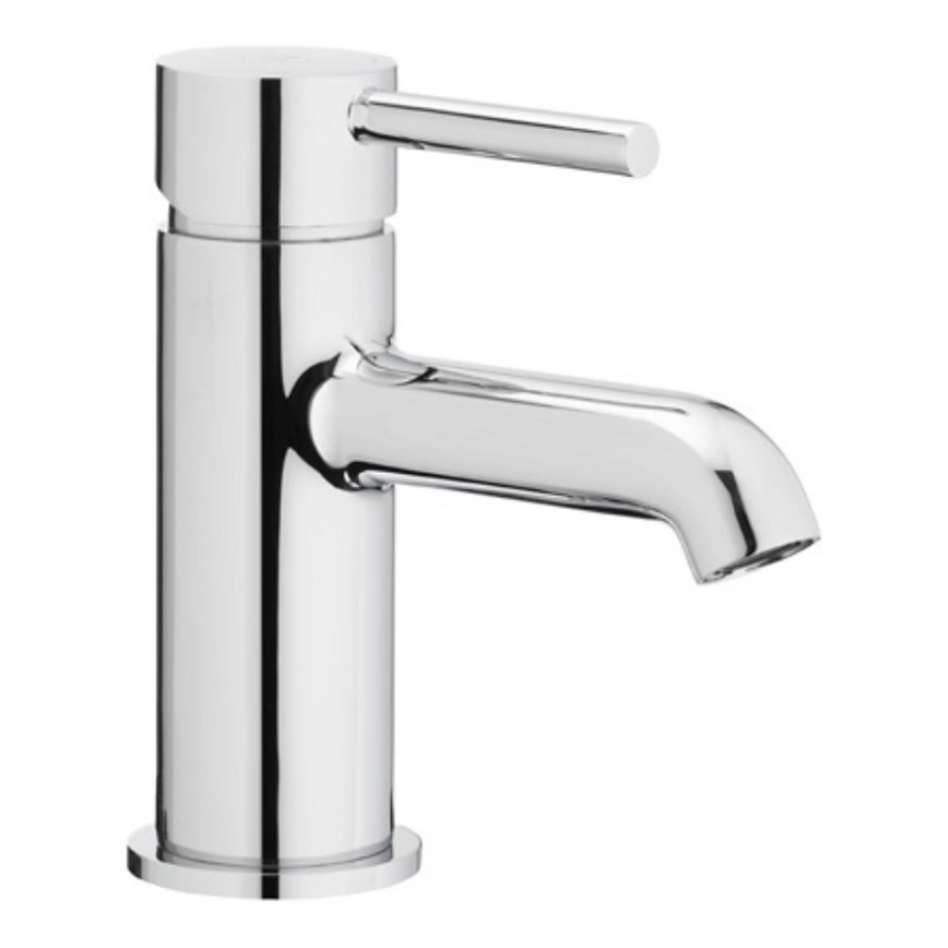 KFA Armatura 5032-815-00 - Grifo de lavabo + desagüe con rebosadero MOZA 15,2 cm cromo brillante