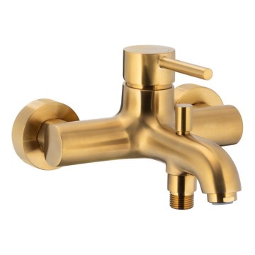 KFA Armatura 5034-010-31 - Grifo de bañera MOZA oro cepillado