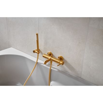 KFA Armatura 5034-020-31 - Grifo de baño MOZA oro cepillado