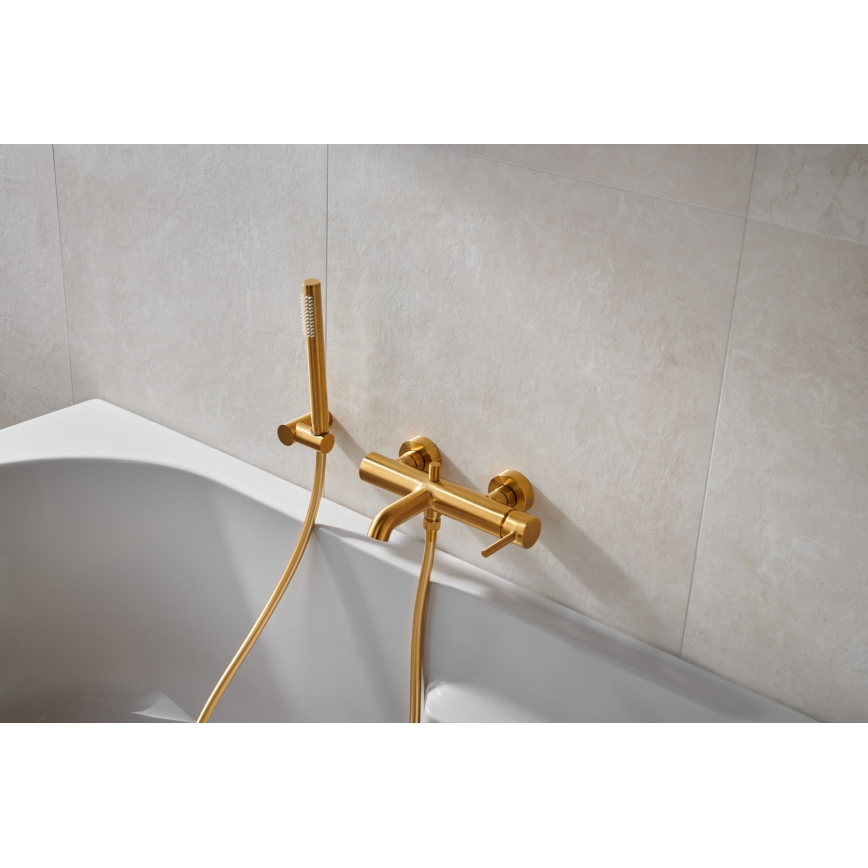 KFA Armatura 5034-020-31 - Grifo de baño MOZA oro cepillado