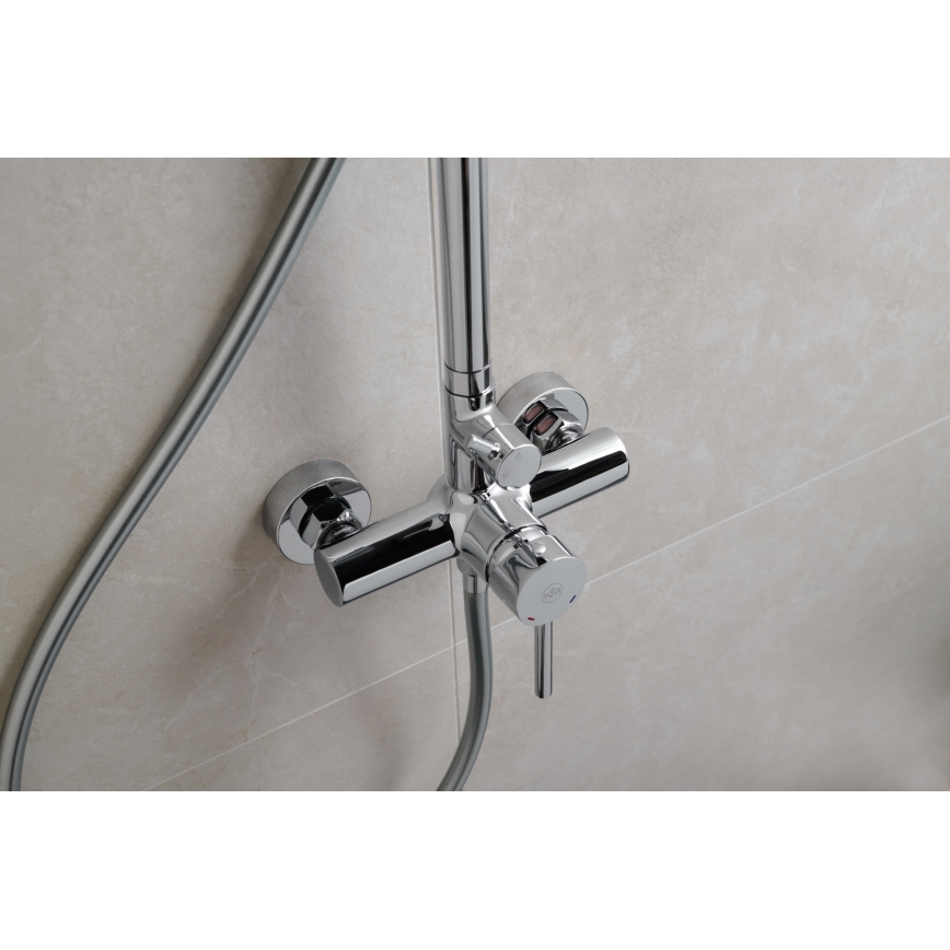 KFA Armatura 5036-910-00 - Conjunto de ducha con grifo MOZA cromo brillante