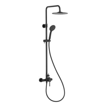 KFA Armatura 5036-910-81 - Conjunto de ducha con grifo MOZA latón/mate negro