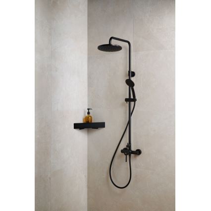KFA Armatura 5036-910-81 - Conjunto de ducha con grifo MOZA latón/mate negro