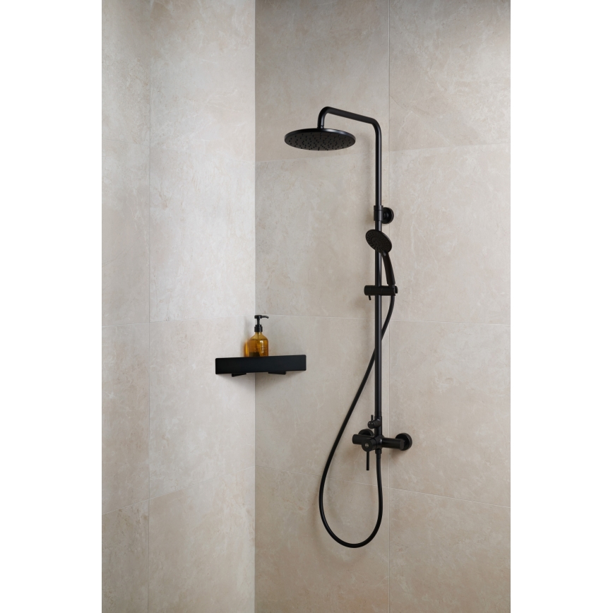 KFA Armatura 5036-910-81 - Conjunto de ducha con grifo MOZA latón/mate negro